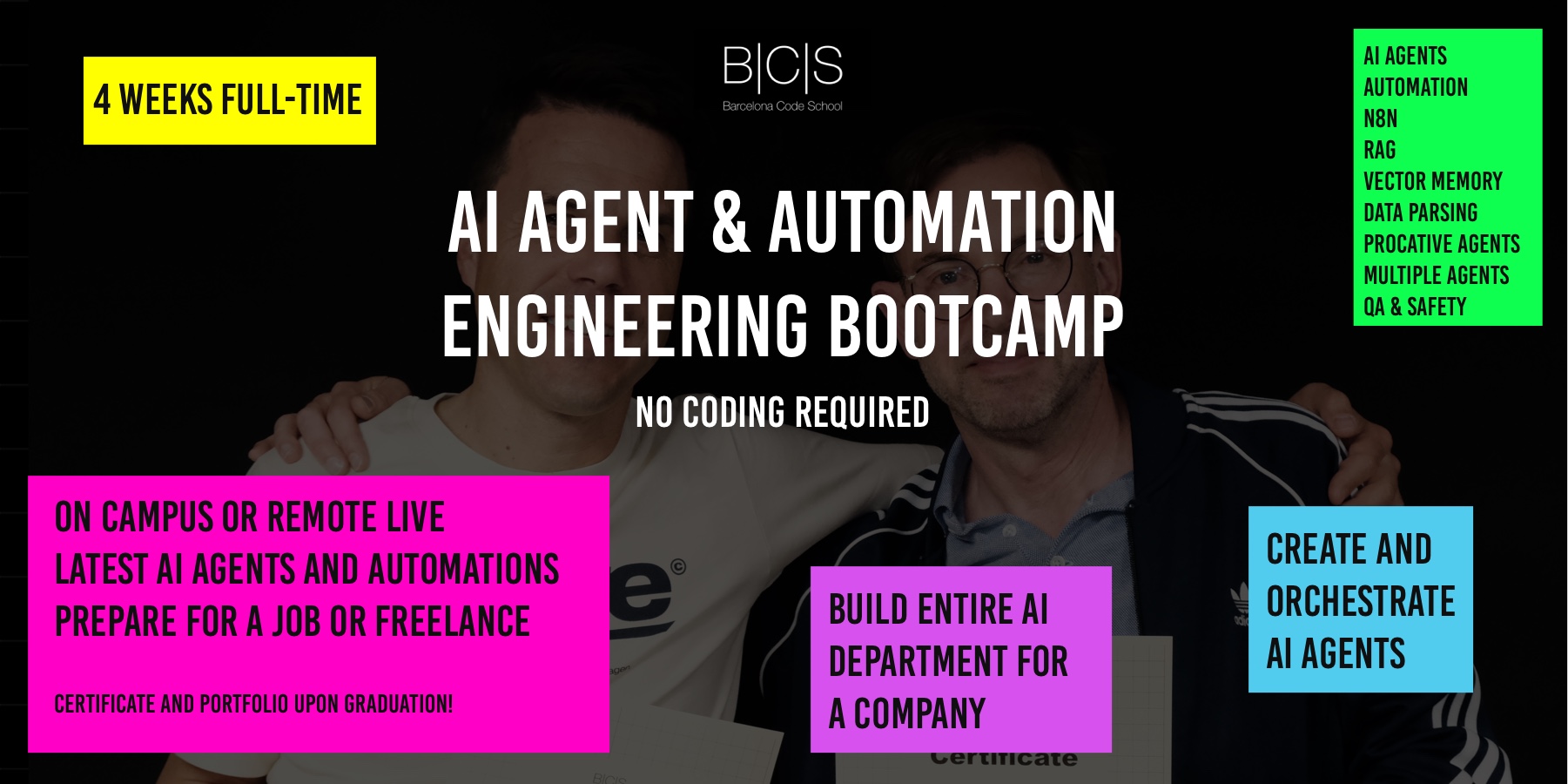 AI Agent & Automation Engineering Bootcamp at Barcelona Code School