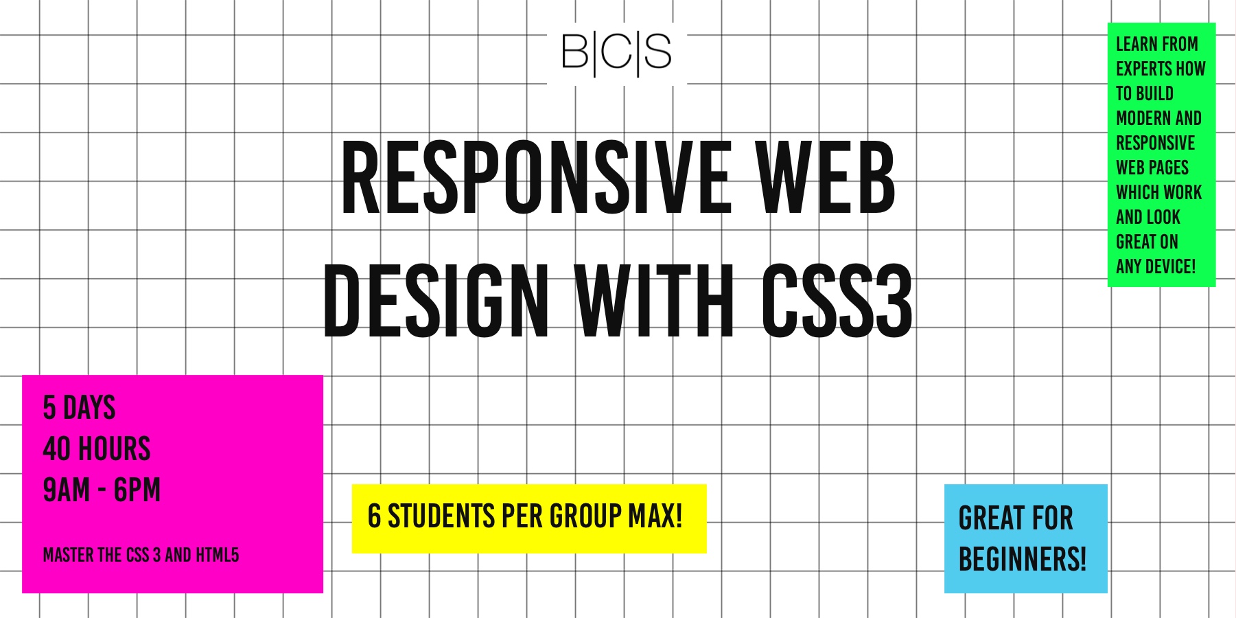 Responsive web design with CSS3 course in Barcelona Code School